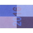 thumbnail image 1 of Ahgly Company Machine Washable Indoor Rectangle Transitional Slate Blue Area Rugs, 6' x 9', 1 of 1
