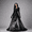 Gray, variant on Sorvello Women's Halloween Gothic Dress Treehouse Thorn Pattern Lace Chiffon Long Sleeve Round Neck Maxi Dress Party Witch Cosplay Costume Evening Gown for Women Blue L