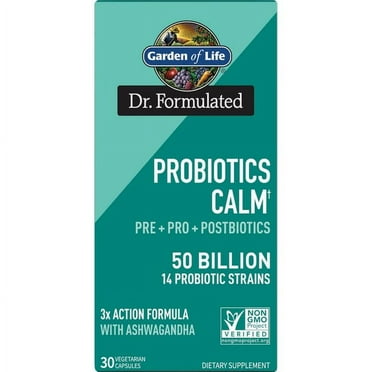 Garden of Life Dr. Formulated Probiotics Calm 50 Billion Cfu 30 Veg Caps