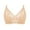 Beige, variant on Tshirt Bras for Women No Underwire Solid Lace Lingerie Bras Plus Size Underwear Bralette Bras Comfortable Bra V-Neck Padded Bra Hook and Eye Closure Wire-Free Bra Style Y-161 , Blue 3XL