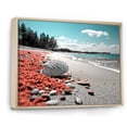 thumbnail image 2 of Designart "Beach Seashell Euphony" Nautical & Beach Floater Framed Canvas Art Print, 2 of 7