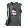 thumbnail image 5 of Leesechin Ladies Breast Cancer Shirts Butterfly Pink Ribbon Graphic Awareness Tee Tops, 5 of 5