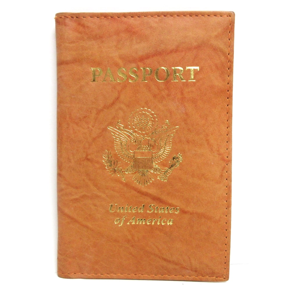 Travel Leather Passport Organizer Holder Card Case Protector Cover Wallet US 