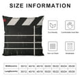 thumbnail image 5 of Nawypu Throw Pillow Case Movie Lapper Board Square Cushion Cover Standard Pillowcase for Men Women Home Decorative Sofa Armchair Bedroom Livingroom, 5 of 5