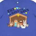 thumbnail image 4 of Inktastic Jesus is the Reason for the Season Christmas Nativity Youth T-Shirt, 4 of 5