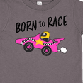 thumbnail image 4 of Inktastic Born to Race Pink Race Car Boys or Girls Toddler T-Shirt, 4 of 5