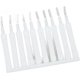 thumbnail image 2 of 10pcs Mini Shower Head Cleaning Brush, Nylon Bristle Gap Cleaner for Bathroom Keyboard Cell Phone, 2 of 5