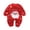 Brick Red, variant on enyan Baby Boys Girls Fake 2-Piece Overalls Romper Cute Cartoon Print Long Sleeve Onesie Infant Outfit for Fall Winter(Black,9-12 Months)