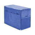 thumbnail image 2 of Funda para máquina de coser, funda protectora de poliéster, bolsillos esenciales para costura, fundas antipolvo para tejer, la mayoría de máquinas de Azul Sunnimix cubierta de la máquina de coser casera, 2 of 8