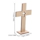 thumbnail image 3 of 12 cruces de madera para manualidades, cruces de pie, cruces de base, centros de mesa para exteriores, iglesias, decoración del hogar, mesas, cruces religiosas., 3 of 7