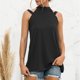 thumbnail image 2 of Mujeres Casual Color sólido Sin mangas Sexy Fuera del hombro Camiseta sin mangas delgada Fridja  qr3683, 2 of 6