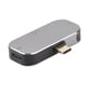 thumbnail image 2 of Hub USB C 3 en 1 con puertos DP, USB A y Tipo C, compatibilidad con 4K HDR, carga rápida, para Windows, Android y MAC, 2 of 5