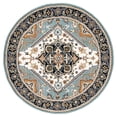 thumbnail image 2 of Safavieh Heritage York Oriental Wool Area Rug, Gray/Green, 4' x 4' Round, 2 of 11