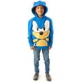 thumbnail image 3 of Sonic The Hedgehog Chandail à Capuchon pour Garçons avec Oreilles 3D, 3 of 7