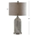 thumbnail image 4 of Safavieh Callen 27 in Glam Gold Finish Table Lamps Off-White Solid Print Shades, 4 of 4
