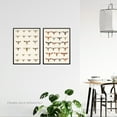 thumbnail image 3 of Vintage Bug Insects Butterflies Moths Set Of 2 Unframed Wall Art Prints Bathroom Bedroom Aesthetic Retro Historical 12X16 Inch, 3 of 5