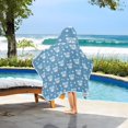 thumbnail image 6 of Toddler Hooded Beach Towel 24x50 Kids Bath Towels Soft Quick Dry for Swim Pool Boys Girls Baby Bear Face and Star, 6 of 7