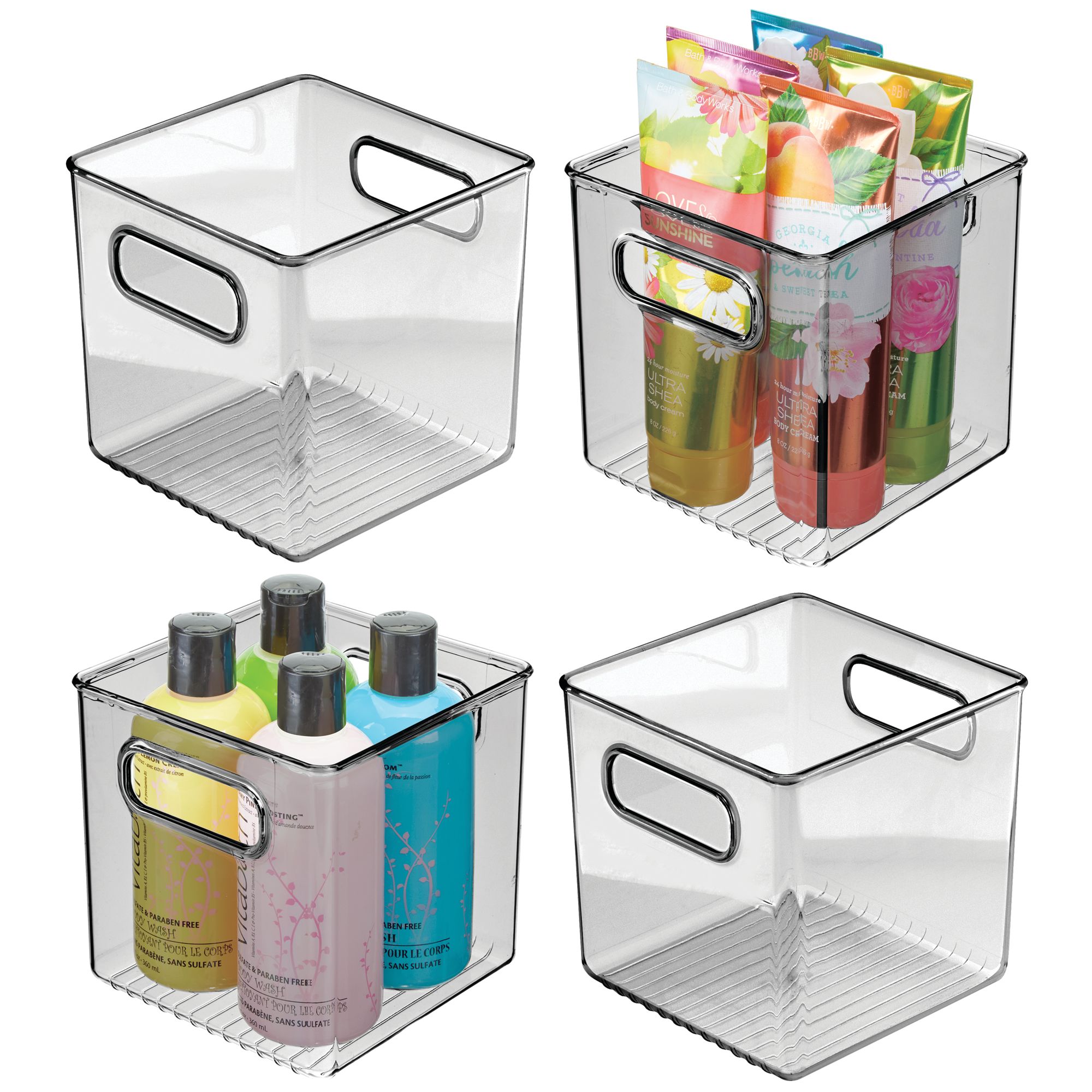 Plastic Storage Bins With Handles