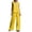 Yellow, variant on Levmjia Women Sets 2 Piece Outfits V Neck Sleeveless Striped Top High Waist Wide Leg Pants Pocket Set Summer Fashion Casual Loose Comfortable Travel Vacation Beachwear