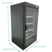 Techtongda 100L Full Automatic Digital Camera Dehumidify Storage Dry Cabinet Box Camera Lens Storage 5 Layers
