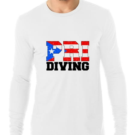 Olympic Diving - Puerto Rico Men's Long Sleeve
