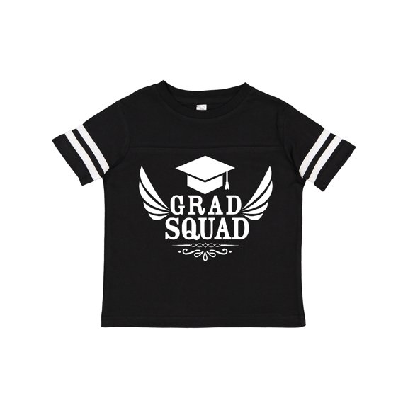 Inktastic Grad Squad with Graduation Cap and Wings Boys or Girls Toddler T-Shirt