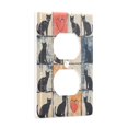thumbnail image 2 of Yayeee Duplex Wall Plate 1-Gang 4.5"x2.7" Home Receptacle Light Switch Decorative Outlet Cover, Cats and Hearts, 2 of 7