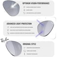 thumbnail image 6 of Ray-Ban RB4171 ERIKA CLASSIC Phantos Shaped Non-Polarized Sunglasses for Women - Includes Official RAYBAN Eyewear Kit - Ideal Formal & Casual Wear Sunglasses - Brown Lens, 6 of 7