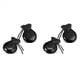 thumbnail image 1 of 2 Par de Castañuelas Españolas Castañuelas Flamencas con Cuerda Castañuelas de Percusión Manual de Madera Tradicional (Negro), 1 of 5