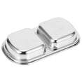 thumbnail image 3 of Stainless Steel Seasoning Dish Snack Plate Dipping Bowl Kitchen Tableware, 3 of 7