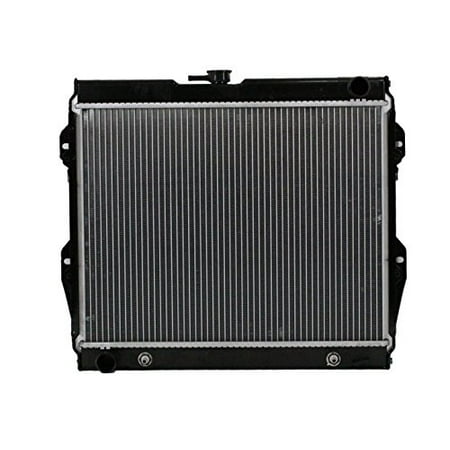 Radiator - Pacific Best Inc For/Fit 015 84-94 Toyota Pickup 4WD 84-89 4Runner 4cy 2.4L Plastic Tank Aluminum