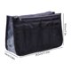 thumbnail image 3 of Bolso cosmético multifuncional Bolso de maquillaje portátil Bolso organizador de cremallera doble, 3 of 5