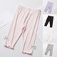 thumbnail image 5 of Odeerbi 2-12 Años Niñas Modal Leggings Stretchy Tights Pantalones Color Sólido Suave Elástico Bow Tie Pantyhose, 5 of 5