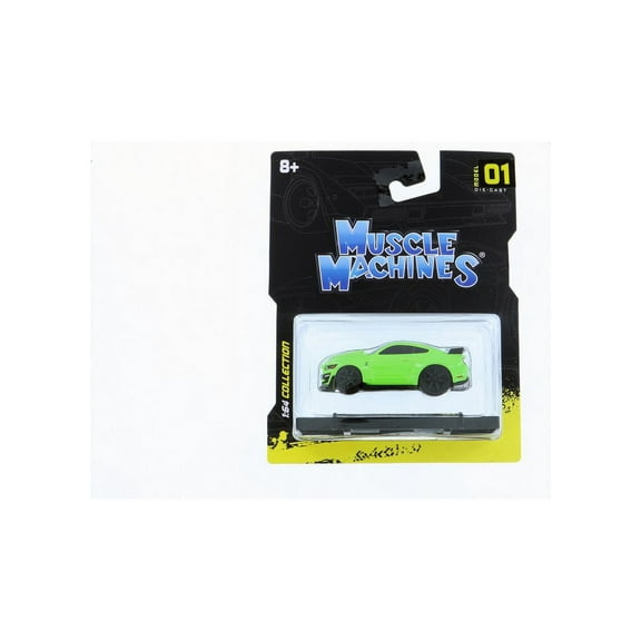 2020 Ford Mustang Shelby GT500, Green - Maisto 15526/1 - 1/64 scale Diecast Model Toy Car