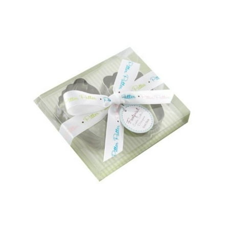 Pitter-Patter of Little Feet Stainless-Steel Baby Footprint Cookie Cutters