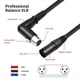 thumbnail image 5 of Cable XLR XLR Hembra de Ángulo Recto A Macho Cable de Micrófono Balanceado de 3 Pines para Mezcladores, Sistemas de Altavoces, 5 of 5