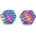 thumbnail image 2 of 20Pcs Jewelry Making Charms 304 Stainless Steel Pendants Charm Rainbow Color for Women DIY Necklace Bracelet Earring Jewelry Craft Making 17x19x2mm Hole: 1.2mm, 2 of 2