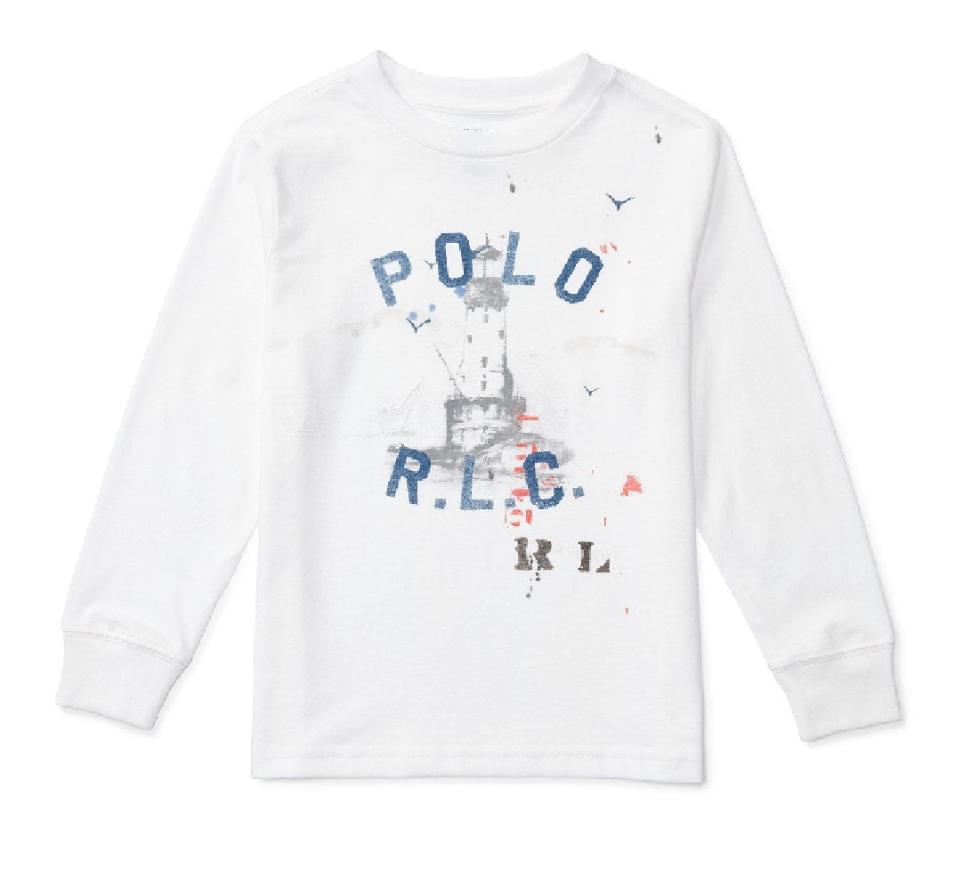 baby boy white ralph lauren t shirt
