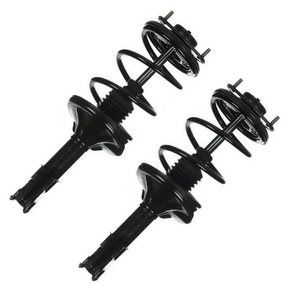 Detroit Axle - 2 Front Struts for 2002-2007 Mitsubishi Lancer, 2003 2004 2005 2006 Struts with Coil Spring Quick Struts Complete Assembly Replacement Suspension