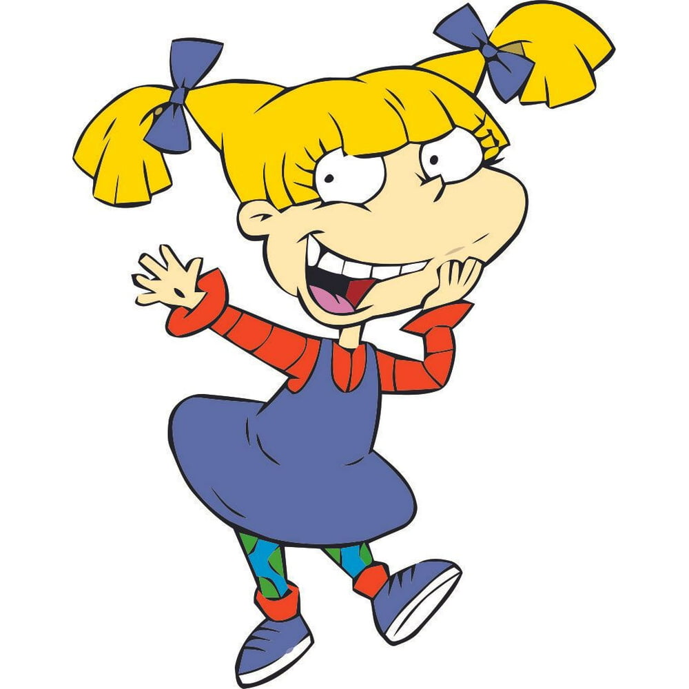Rugrats Angelica Cartoon Character Classic 90s Kids TV Show Wall Sticker Wall Vinyl Art Decal