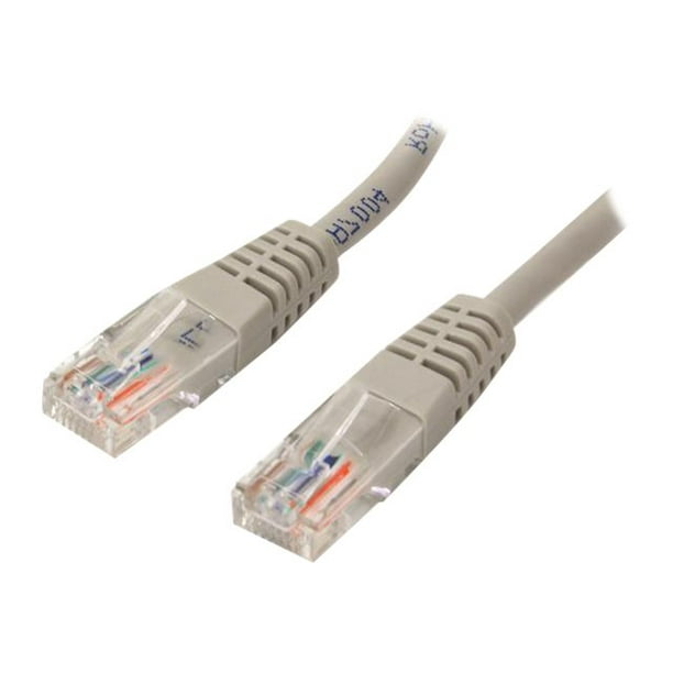 Cat5e Cable 15 ft Gray Patch Cable Molded Cat5e Cable Network