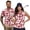 Hibiscus Flowers Red, variant on Jeiento American Flag Matching Golf Shirts for Couples Womens Tennis Tank Tops Slim Fit Short Sleeve Athletic Shirts Matching Activewear Set Sportswear for Couples