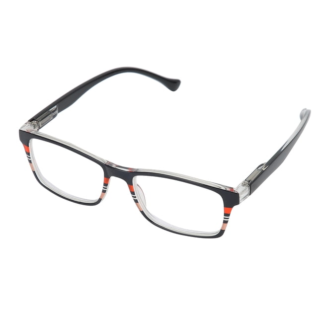Gafas de lectura unisex para personas mayores, gafas de alta definición con caja de almacenamiento (+350)
