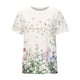 thumbnail image 4 of Camiseta de manga corta suelta con cuello redondo y estampado informal a la moda para mujer Fridja  hjk4358, 4 of 8