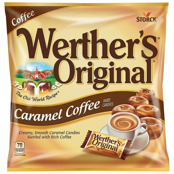 Werther's Original Hard Coffee Caramel Candies Caramel Coffee (Packaging May Vary)5.5oz Pack of 2
