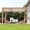 10'*12'-Wood grain color, variant on Adjustable Louvered Roof Pergola, 10'x10' Aluminum Patio Hardtop Pergola with Built-In Drainage & Reinforced Frame All-Weather Outdoor Shelter for Deck, Backyard, Garden, Wood Grain Color