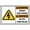 Warning Sign 3, variant on Warning High Voltage Sign - 8"x12" Aluminum Tin Warning Sign, Outdoor Use for Home Garden