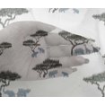 thumbnail image 4 of oneOone Viscose Chiffon Fabric Tree & Animals Ikat Printed Fabric 1 Yard 42 Inch Wide, 4 of 4
