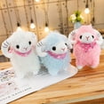 thumbnail image 3 of Lovely Plush Lamp Sheep Animal Soft Stuffed Doll Home Bed Sofa Decor Toy Gift(Blue), 3 of 8