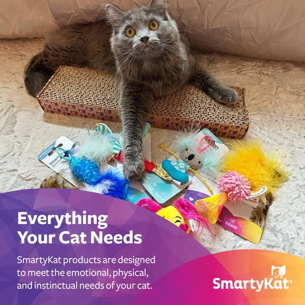 SmartyKat Canary Frenzy Motion Cat Toy –Electronic Interactive Pet